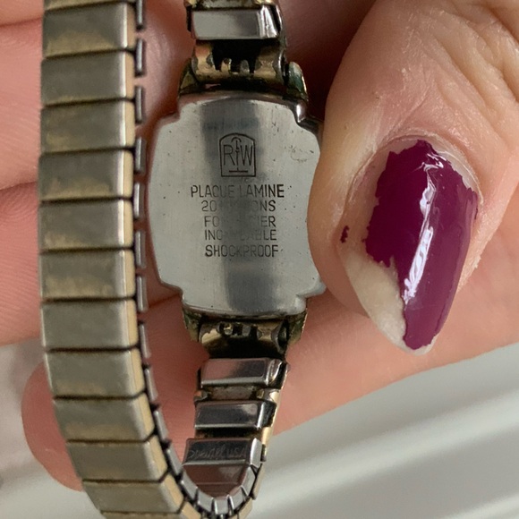 Vintage Gold & Silver Expansion Stretchy Band Wrist Watch Unisex Adult Unique - Picture 9 of 16